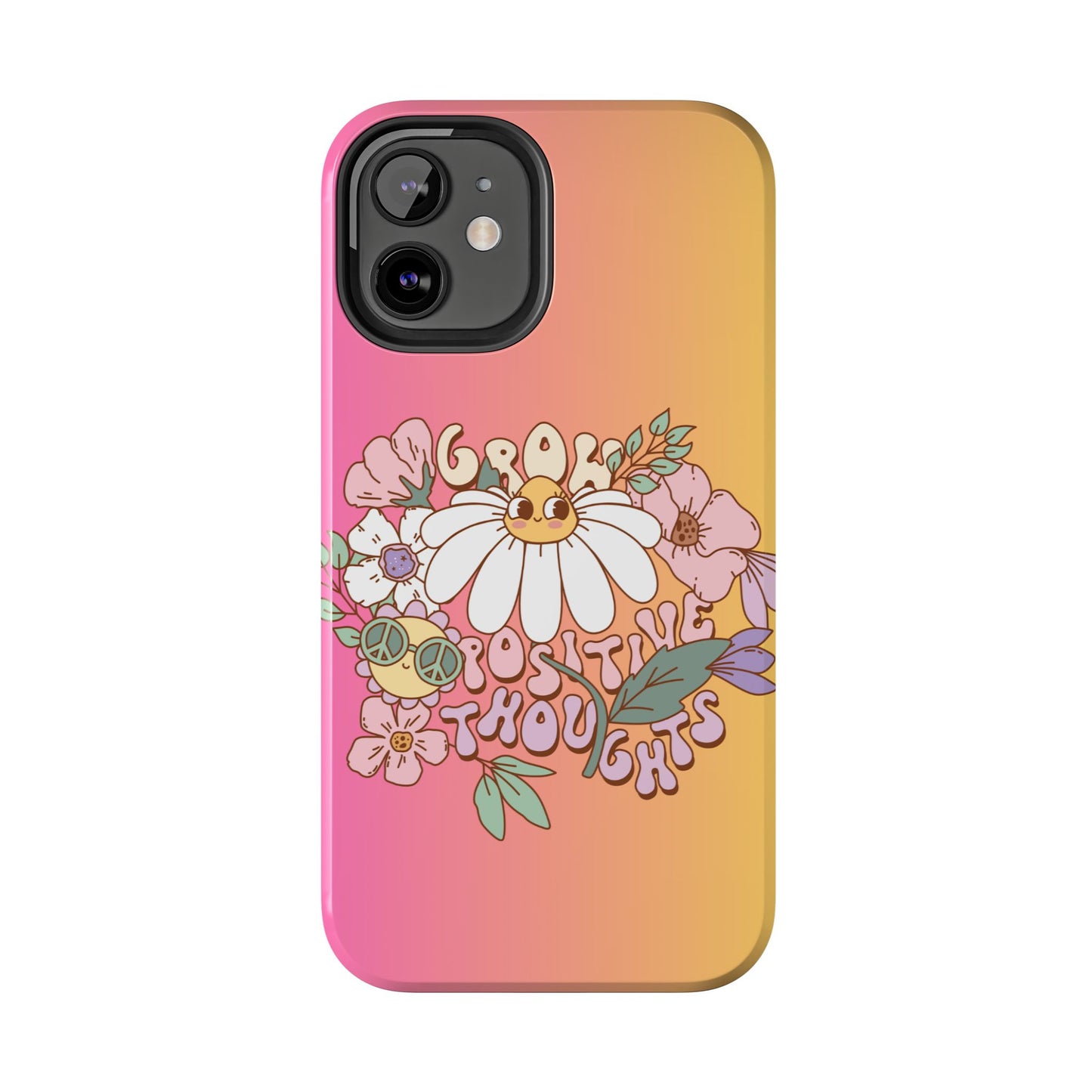 Grow positive thoughts Phone Case iPhone compatible