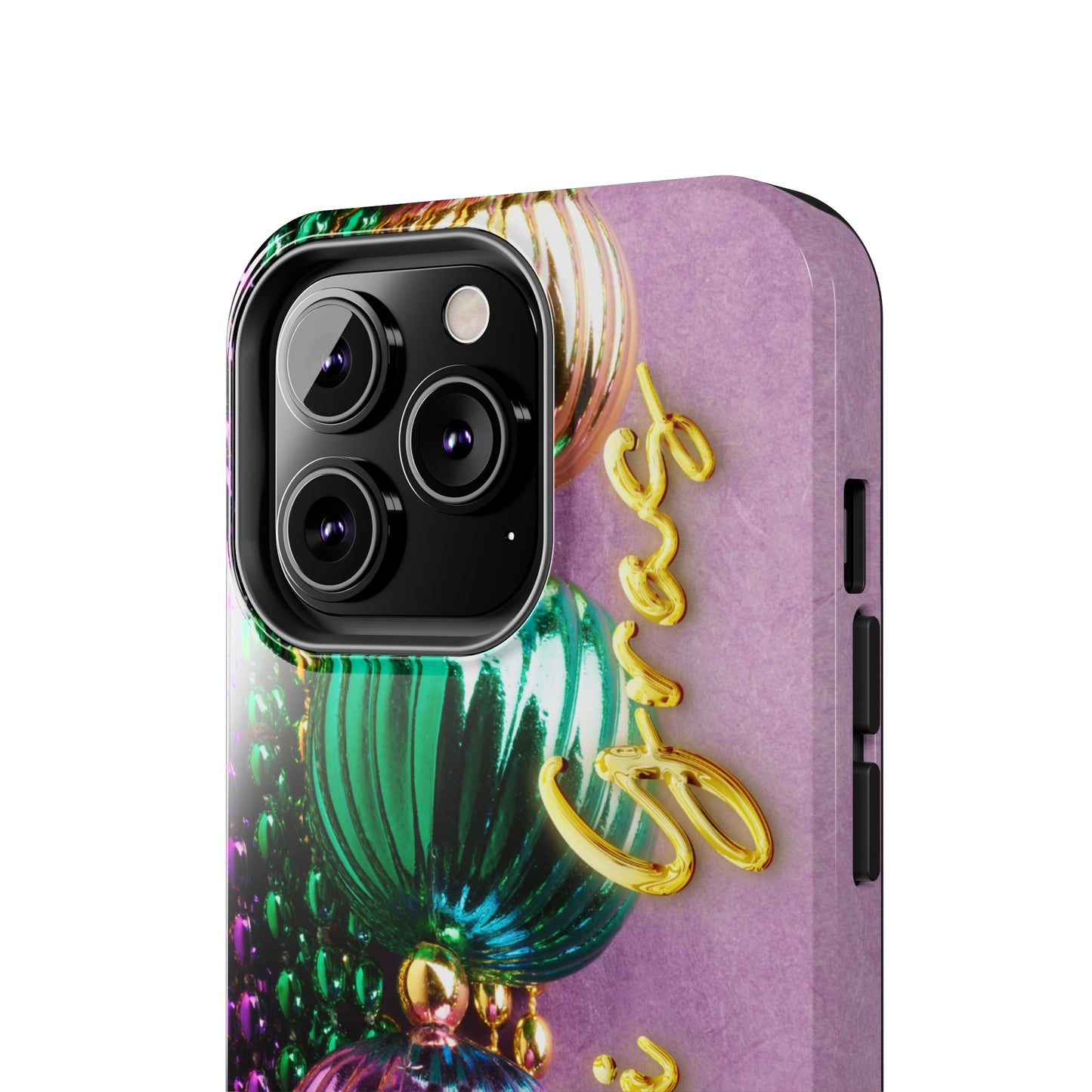 Mardi Gras beads Tough iPhone Case iPhone 15 accessories