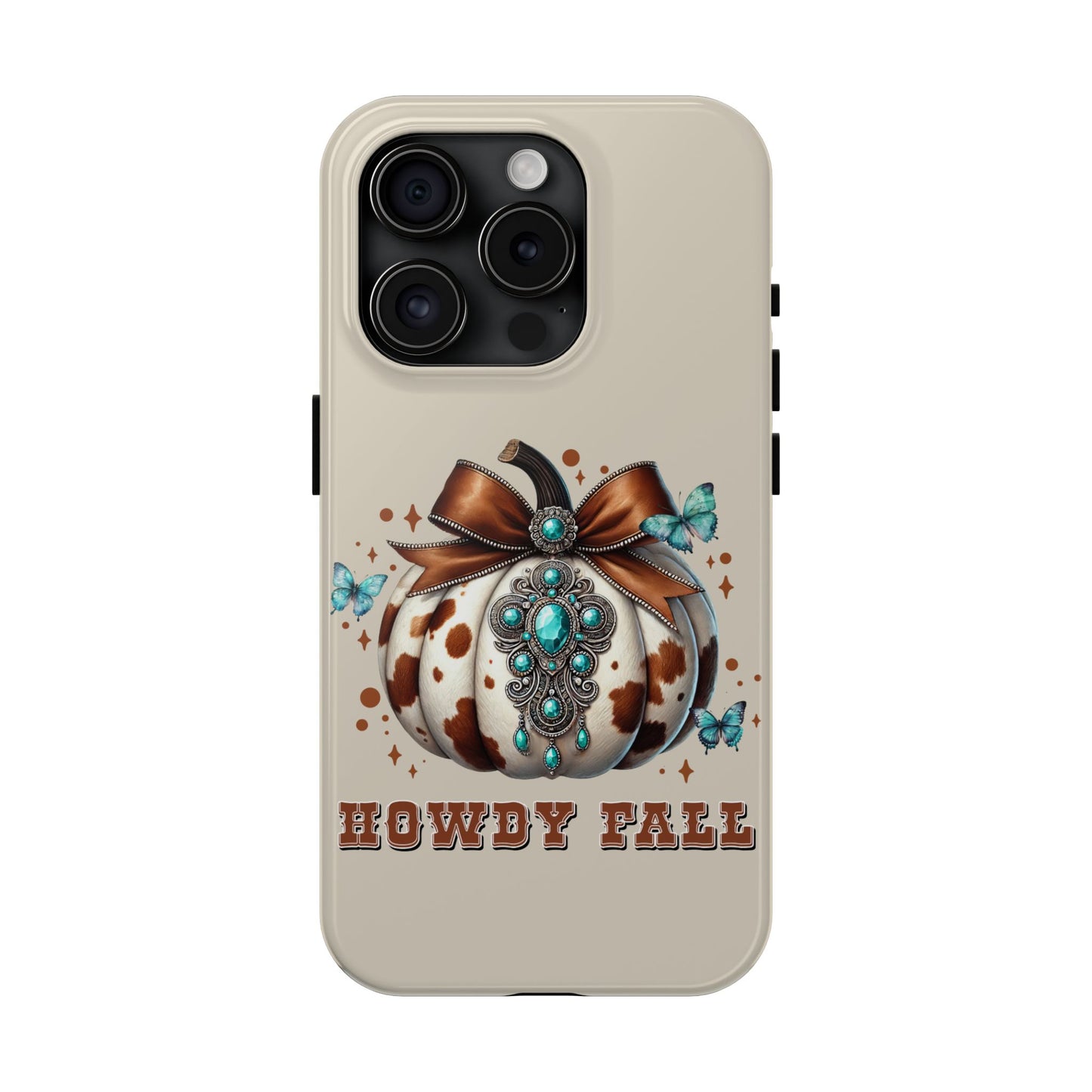 Howdy fall iPhone 16 Case, Fall iPhone Cover, Festive Holiday Accessory, Cute fall Phone Protector, seasonal Tech