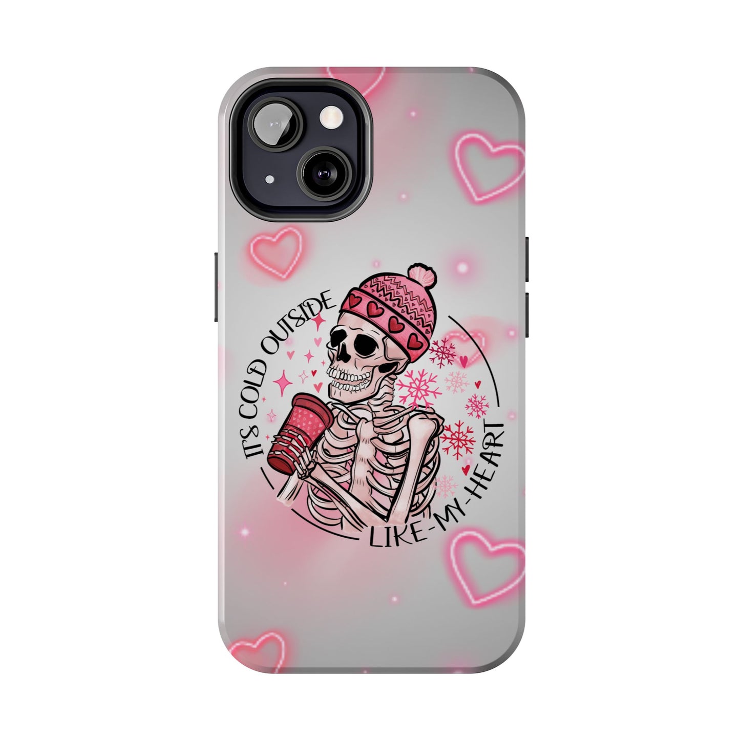 It's cold outside like my heart-Valentines day iPhone case- Romantic & stylish design
