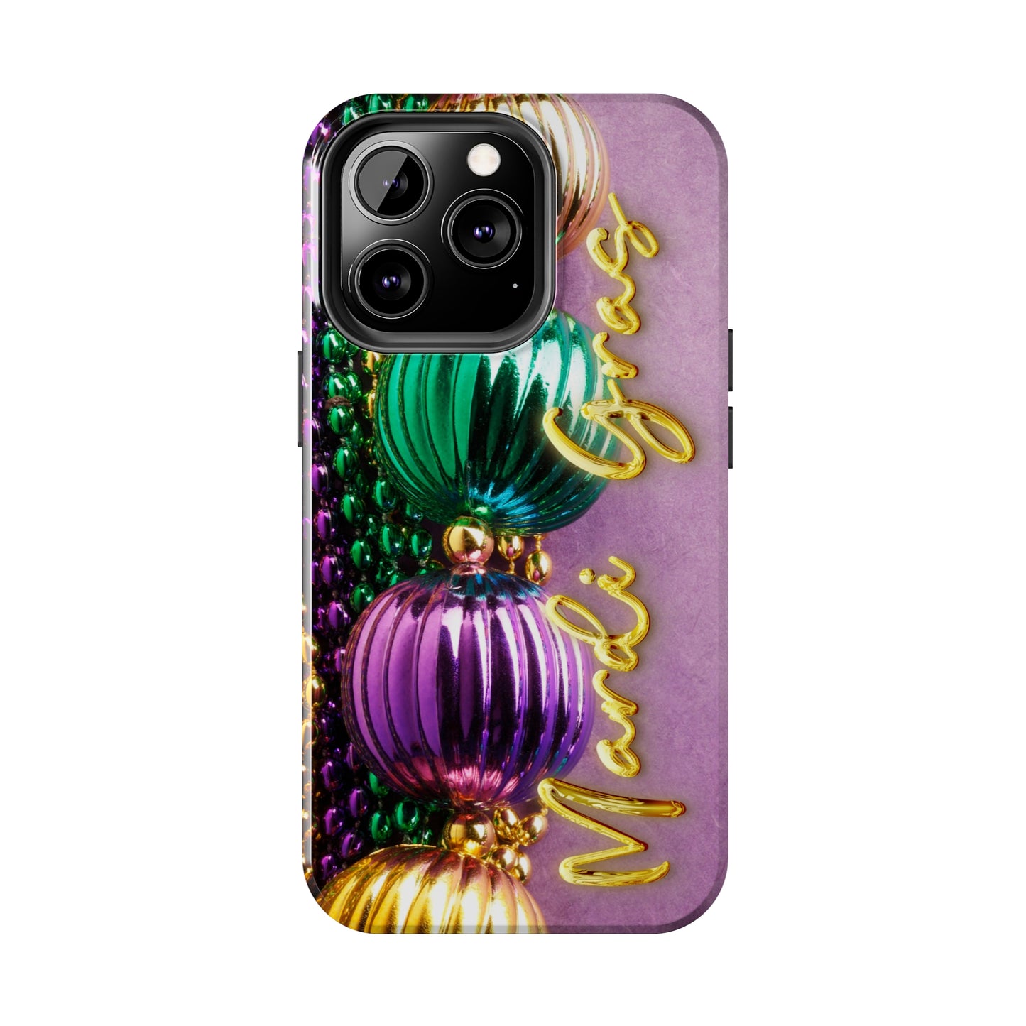 Mardi Gras beads Tough iPhone Case iPhone 15 accessories