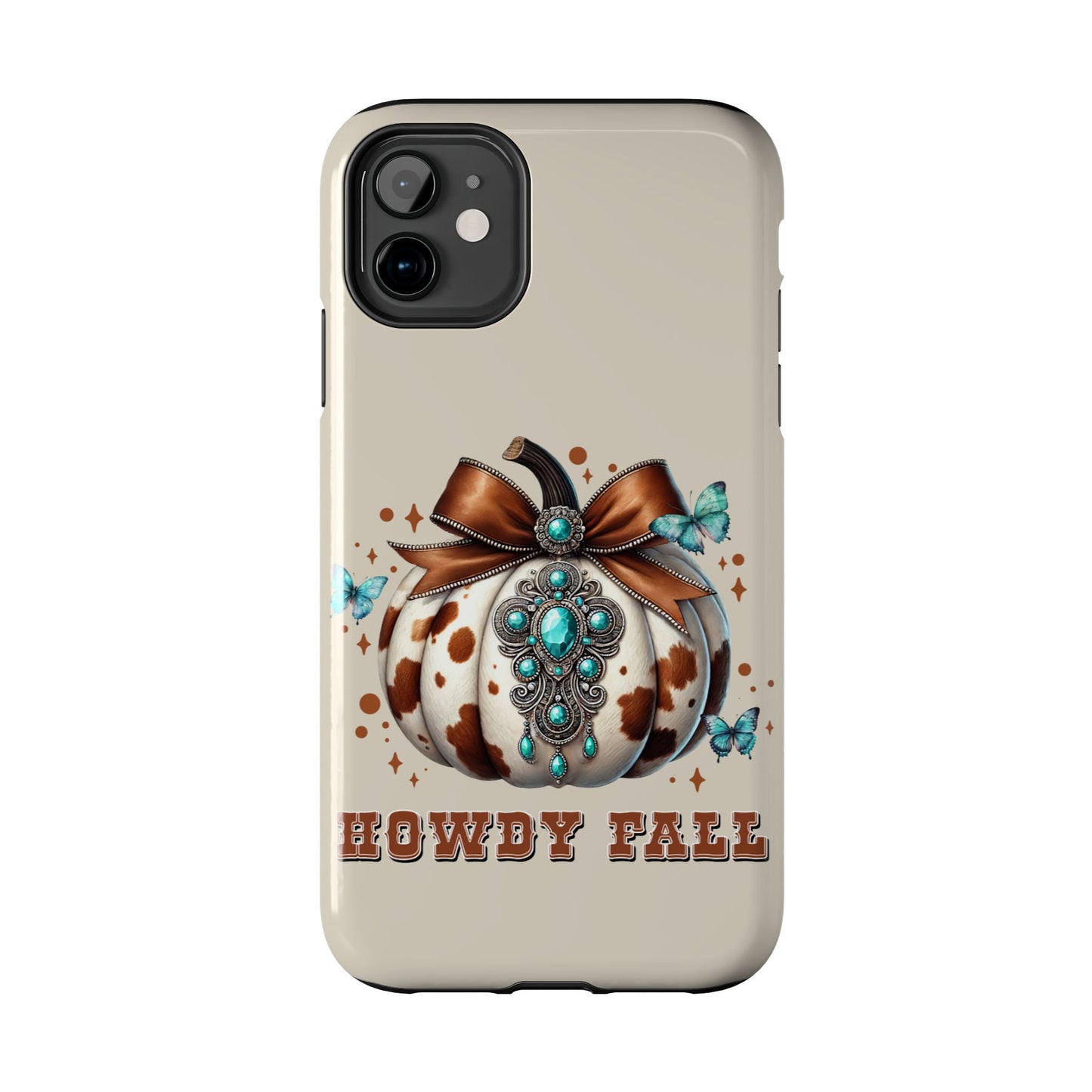 Howdy fall iPhone 16 Case, Fall iPhone Cover, Festive Holiday Accessory, Cute fall Phone Protector, seasonal Tech