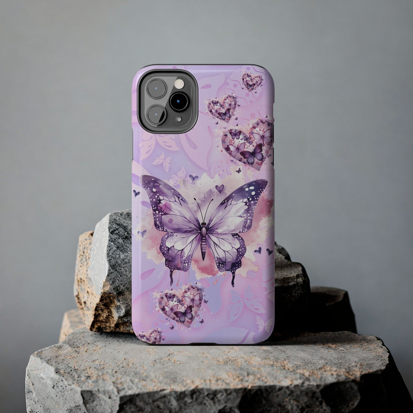 Purple butterfly bliss Phone Case iPhone compatible