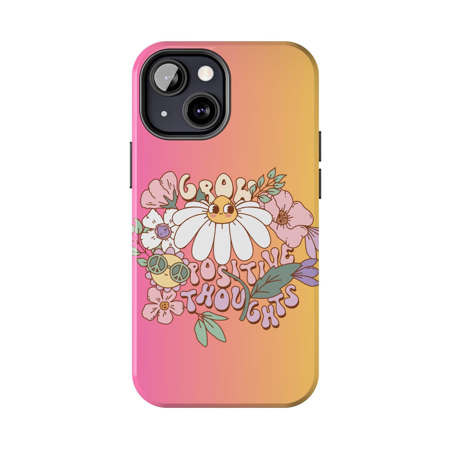 Grow positive thoughts Phone Case iPhone compatible
