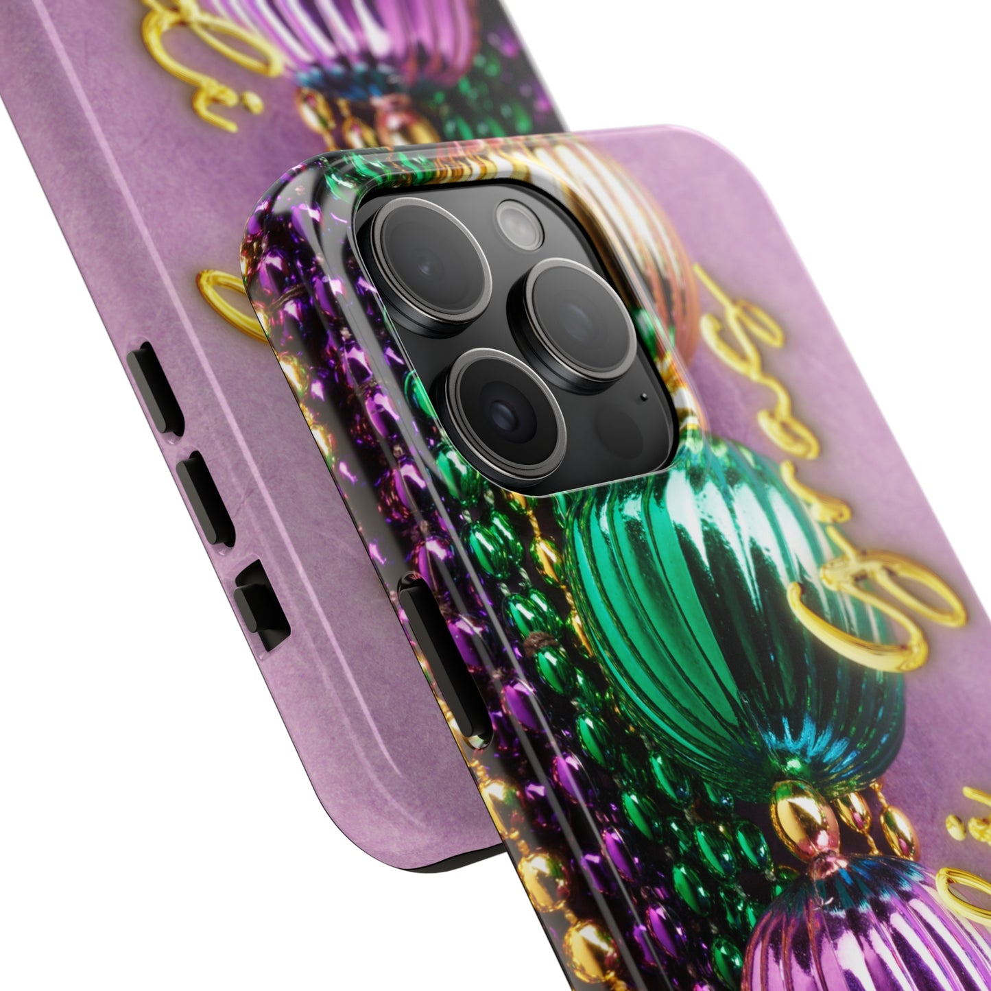Mardi Gras beads Tough iPhone Case iPhone 15 accessories