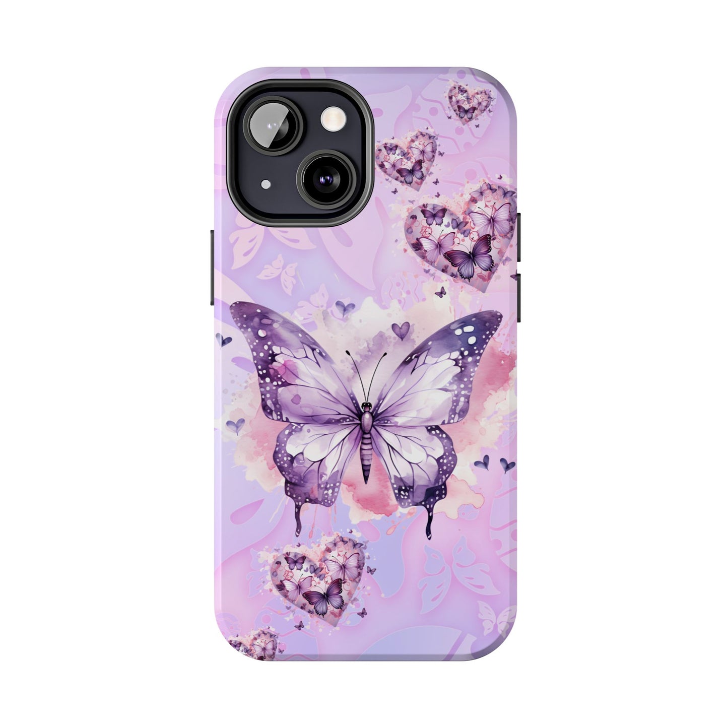 Purple butterfly bliss Phone Case iPhone compatible