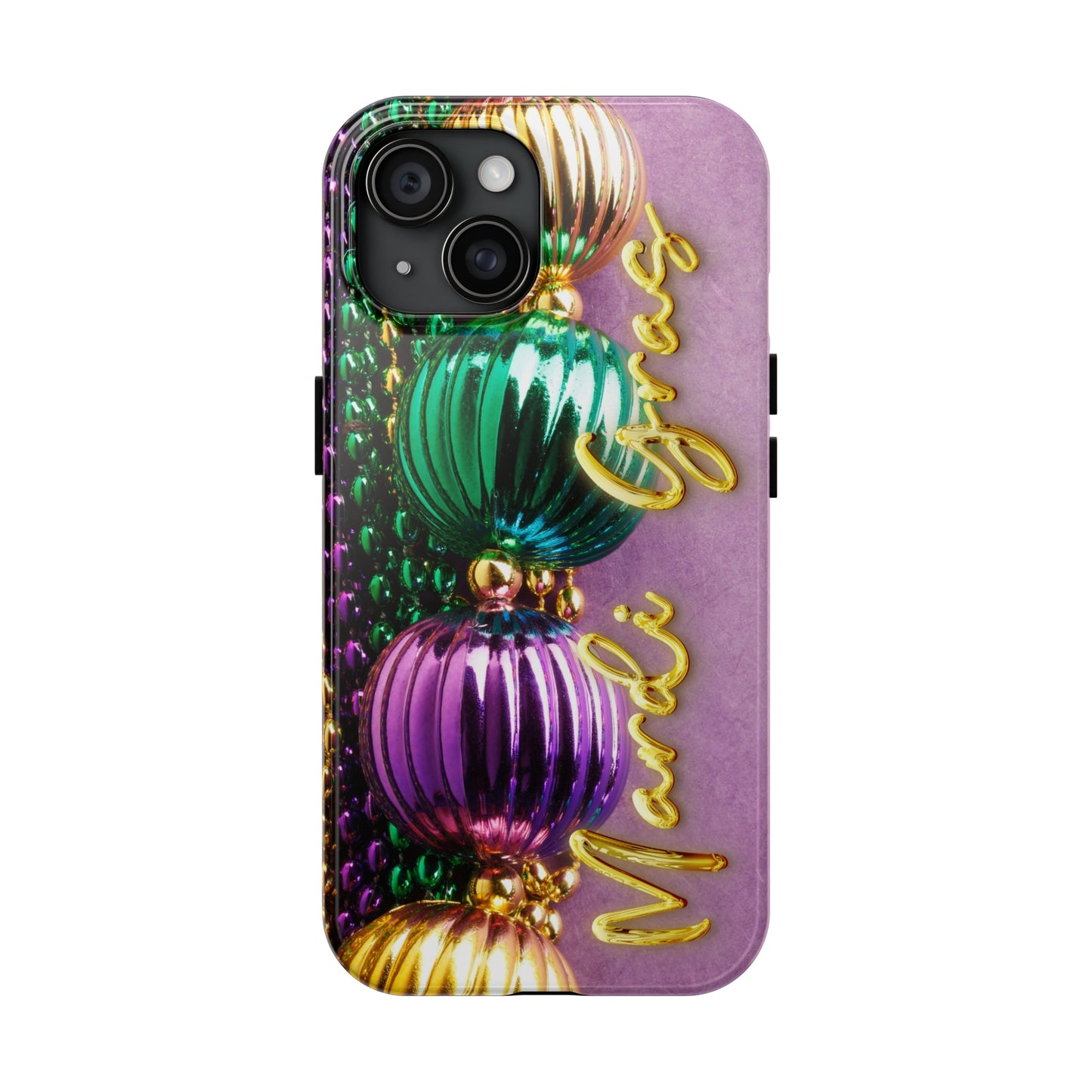 Mardi Gras beads Tough iPhone Case iPhone 15 accessories