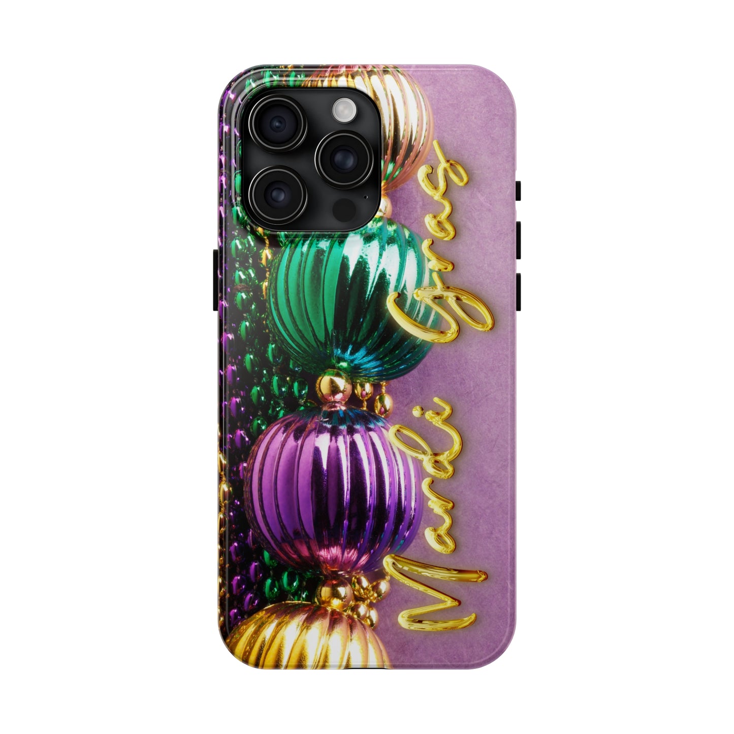 Mardi Gras beads Tough iPhone Case iPhone 15 accessories