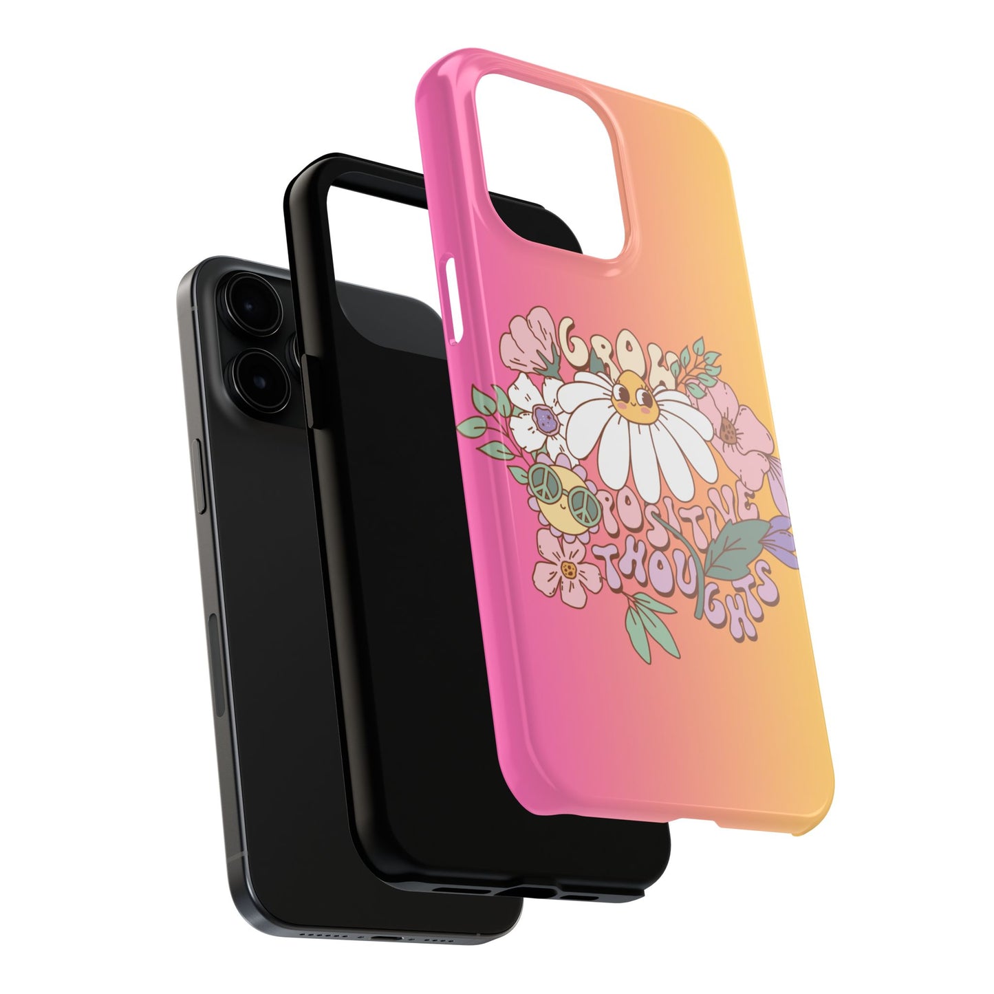 Grow positive thoughts Phone Case iPhone compatible