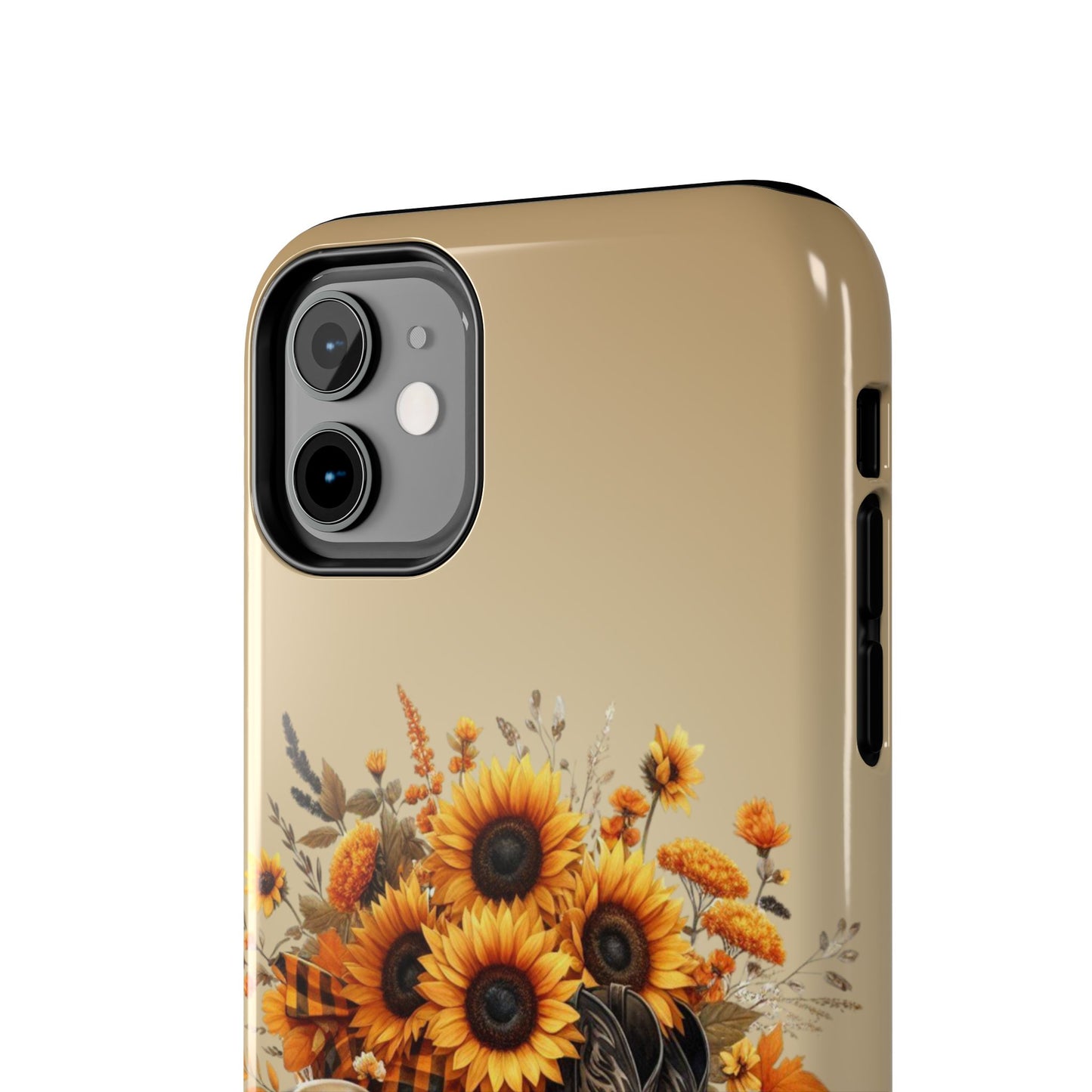 Cute fall cowgirl, fall iPhone Cover, Festive Holiday Accessory, Cute fall Phone Protector, seasonal Tech