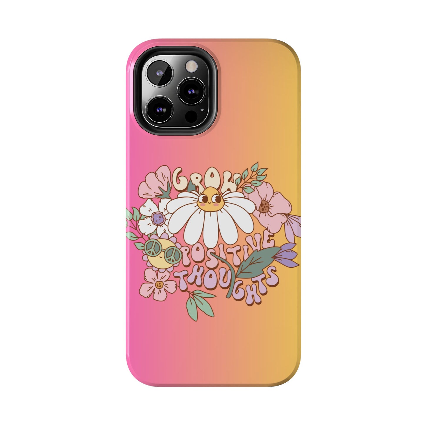 Grow positive thoughts Phone Case iPhone compatible