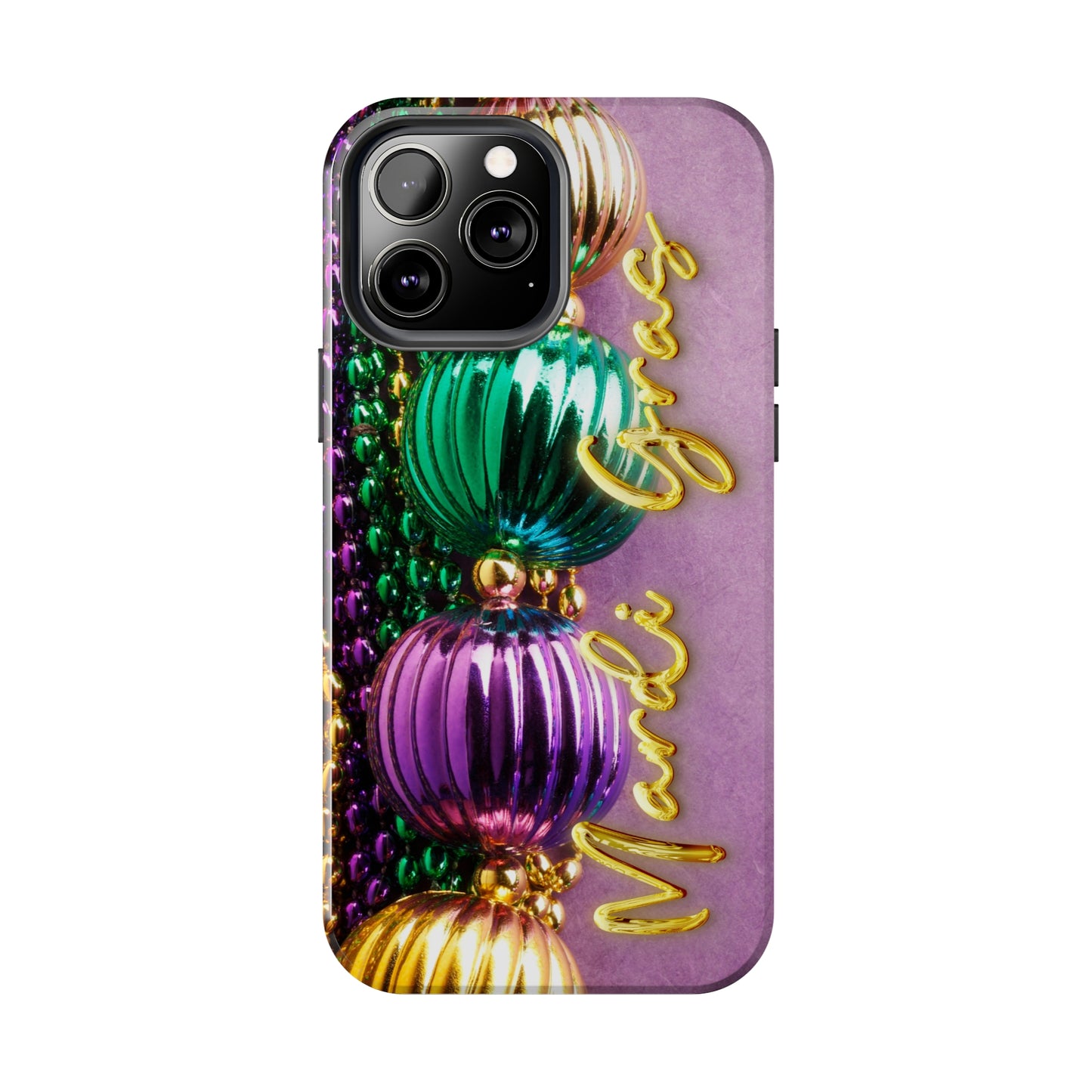 Mardi Gras beads Tough iPhone Case iPhone 15 accessories