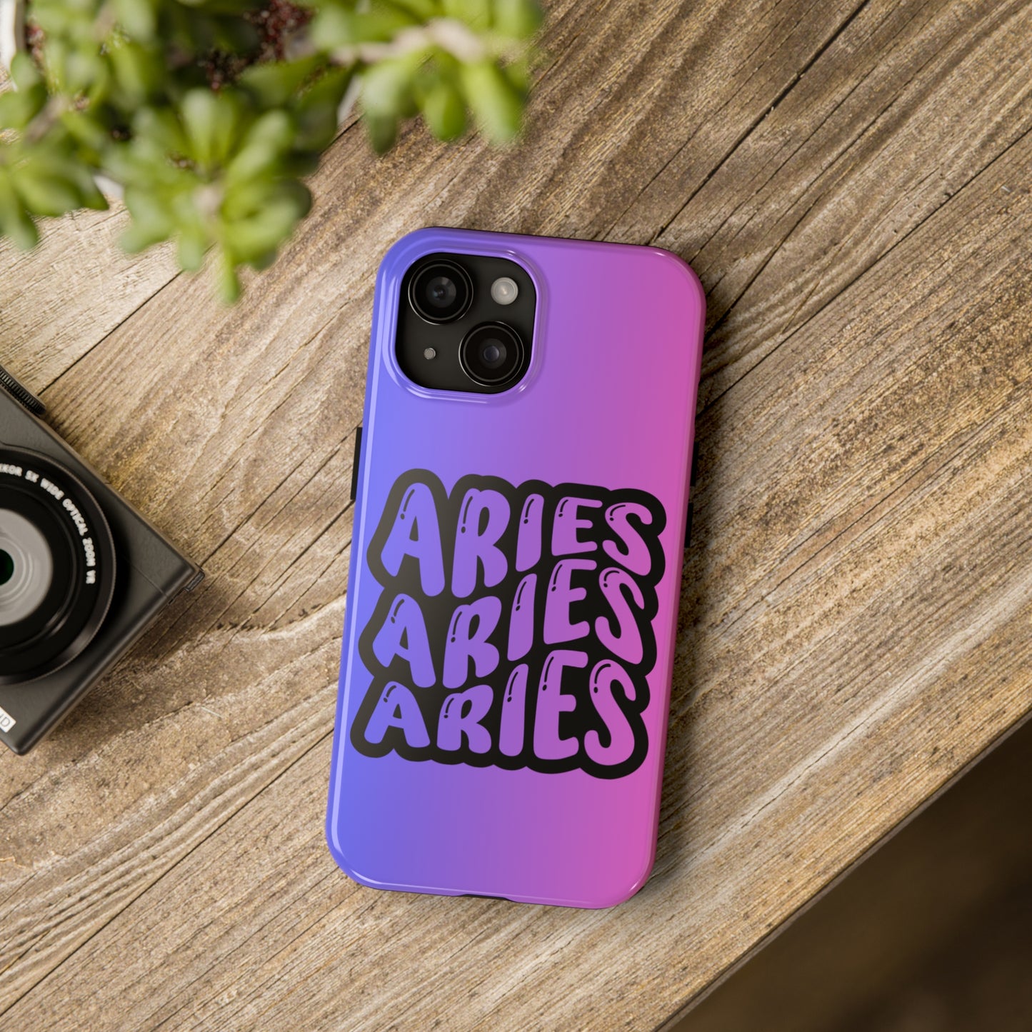 Ombre Aries Tough iPhone Case iPhone 14 accessories