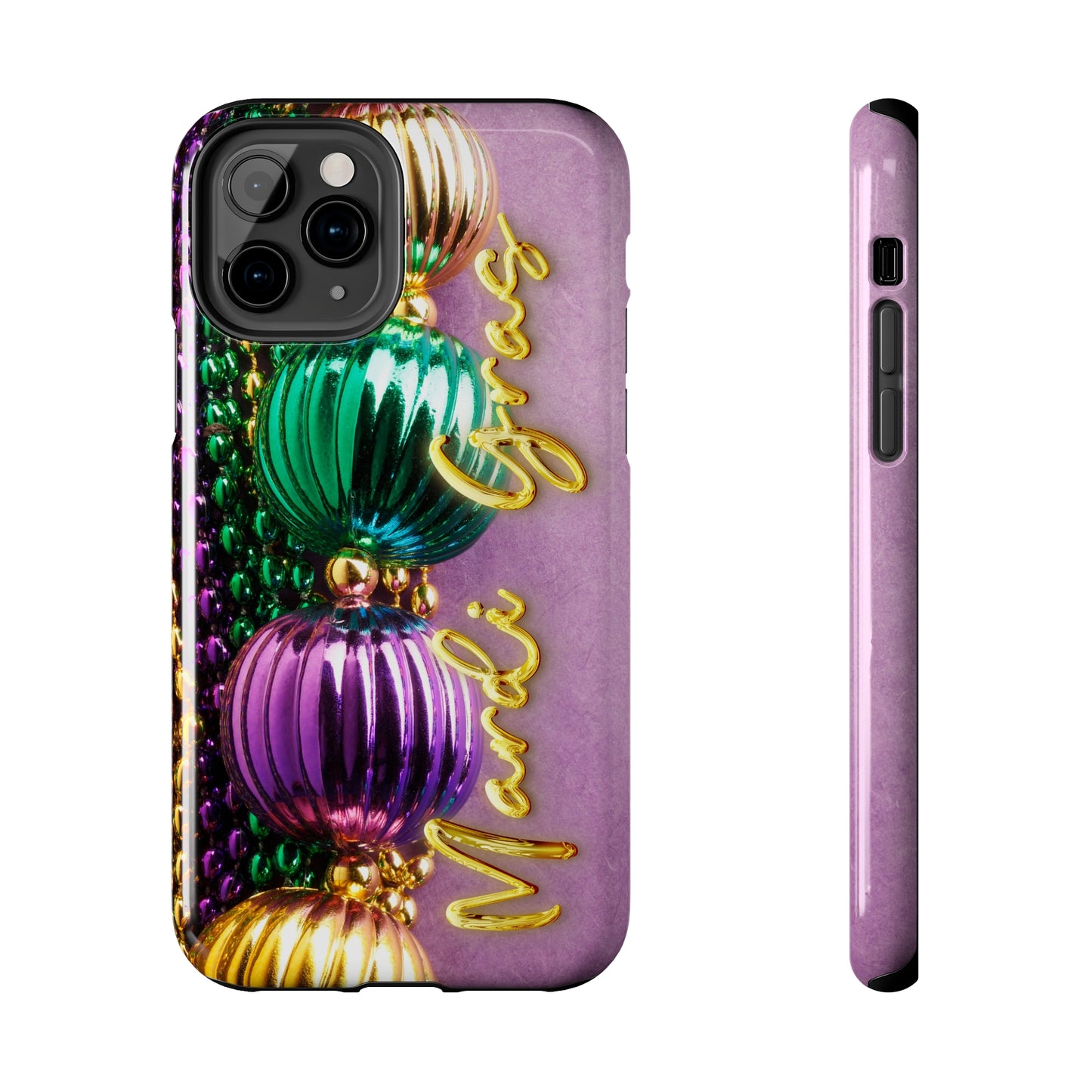 Mardi Gras beads Tough iPhone Case iPhone 15 accessories