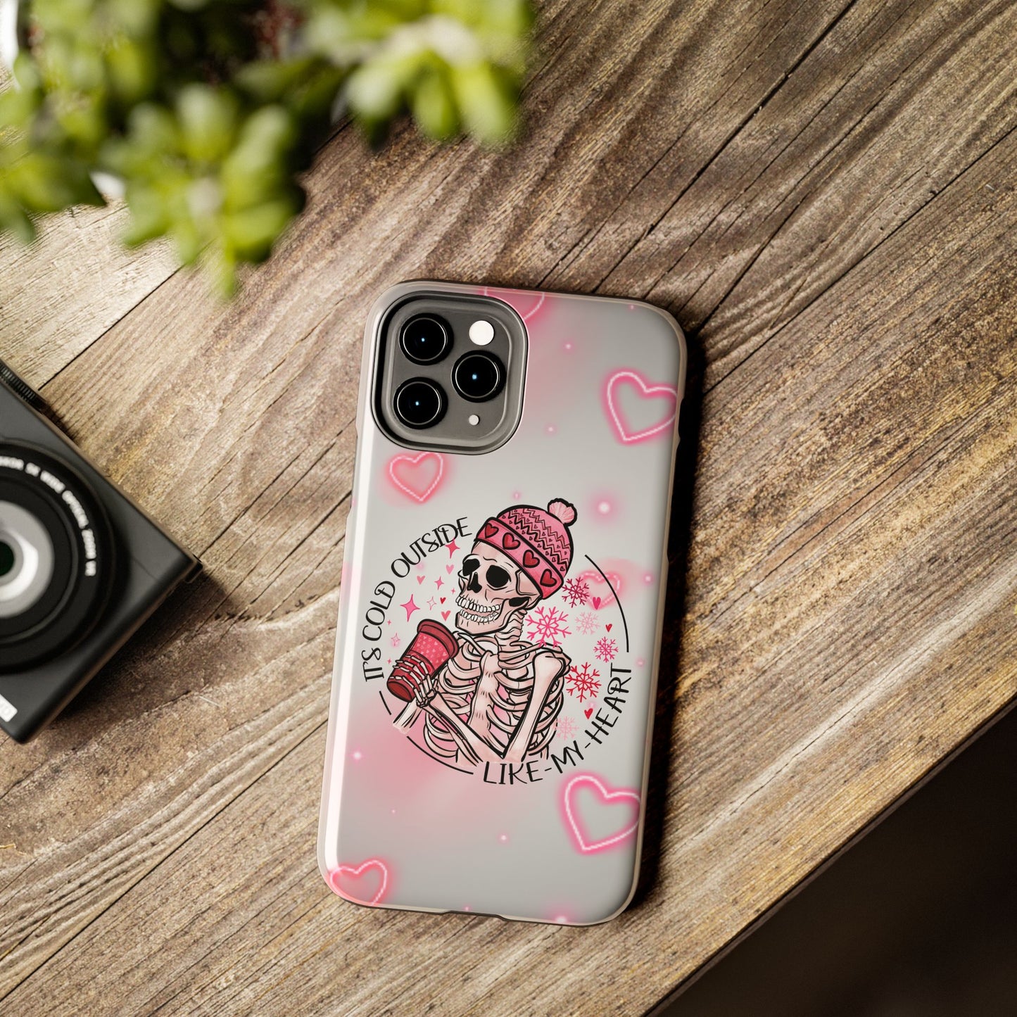 It's cold outside like my heart-Valentines day iPhone case- Romantic & stylish design