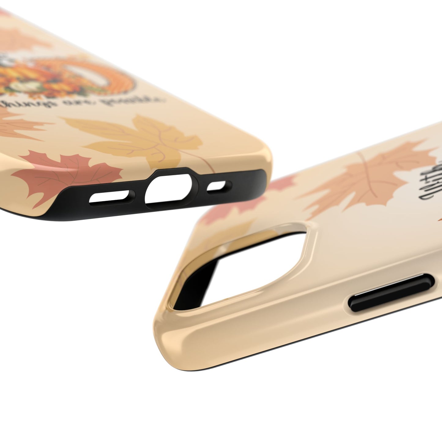 With GOD iPhone 16 Case, Fall iPhone Cover, Festive Holiday Accessory, Cute fall Phone Protector, seasonal Tech