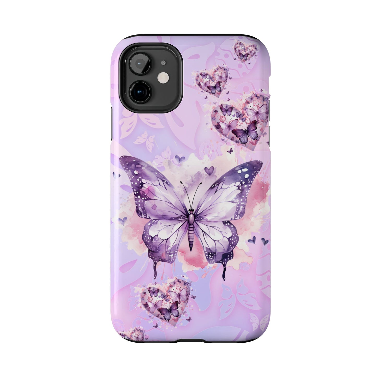 Purple butterfly bliss Phone Case iPhone compatible