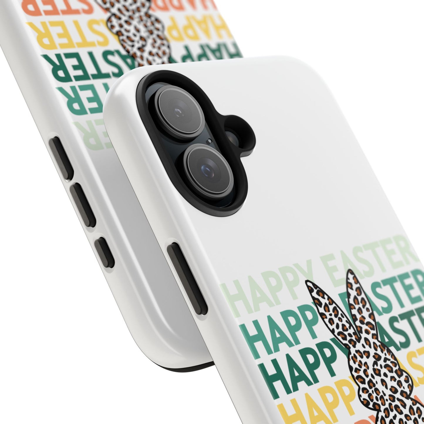Happy Easter leopard print Spring Phone Case iPhone compatible