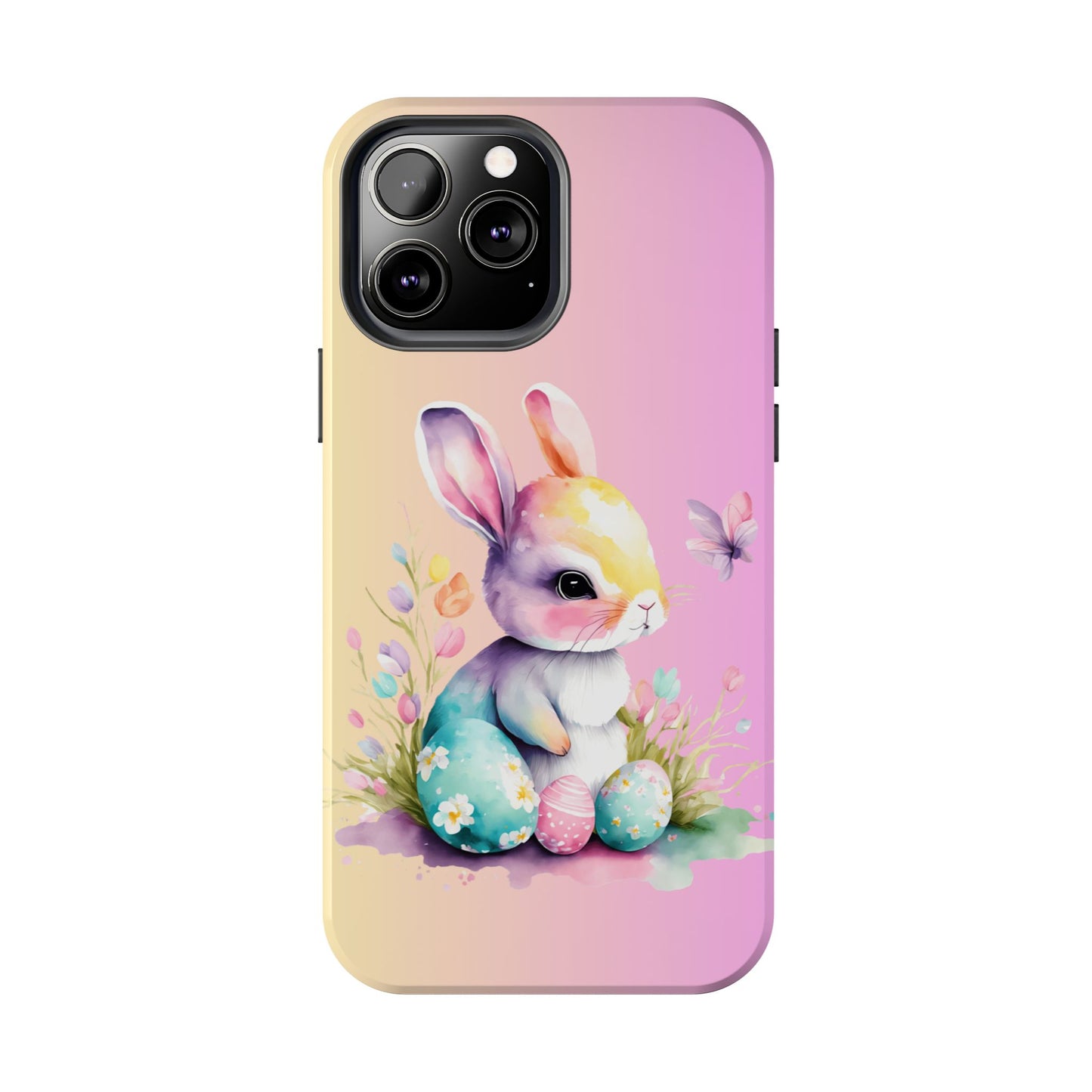 Pastel Spring Easter bunny Phone Case iPhone compatible