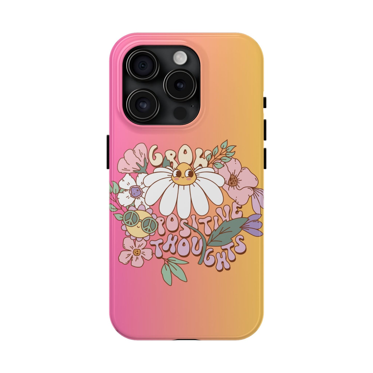 Grow positive thoughts Phone Case iPhone compatible