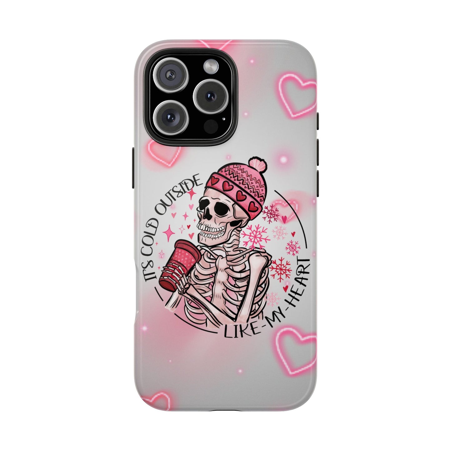 It's cold outside like my heart-Valentines day iPhone case- Romantic & stylish design