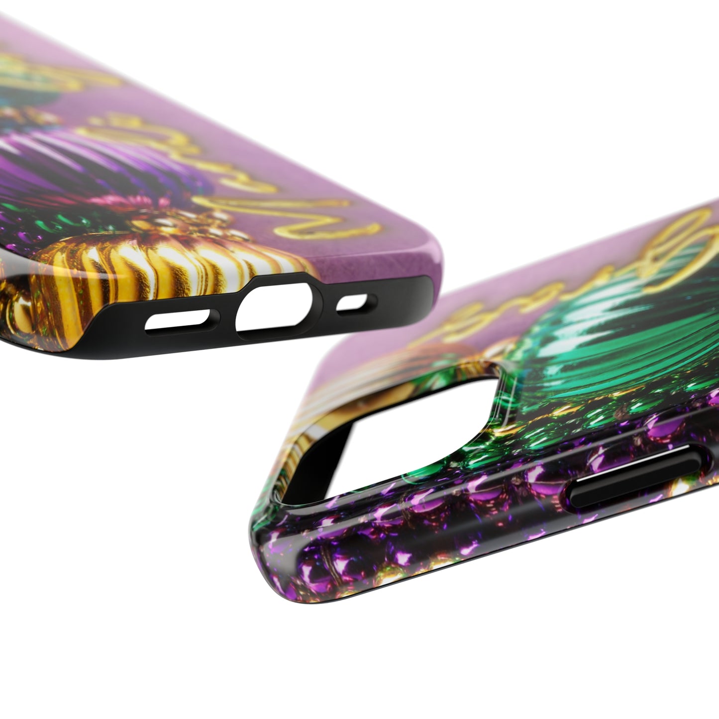 Mardi Gras beads Tough iPhone Case iPhone 15 accessories