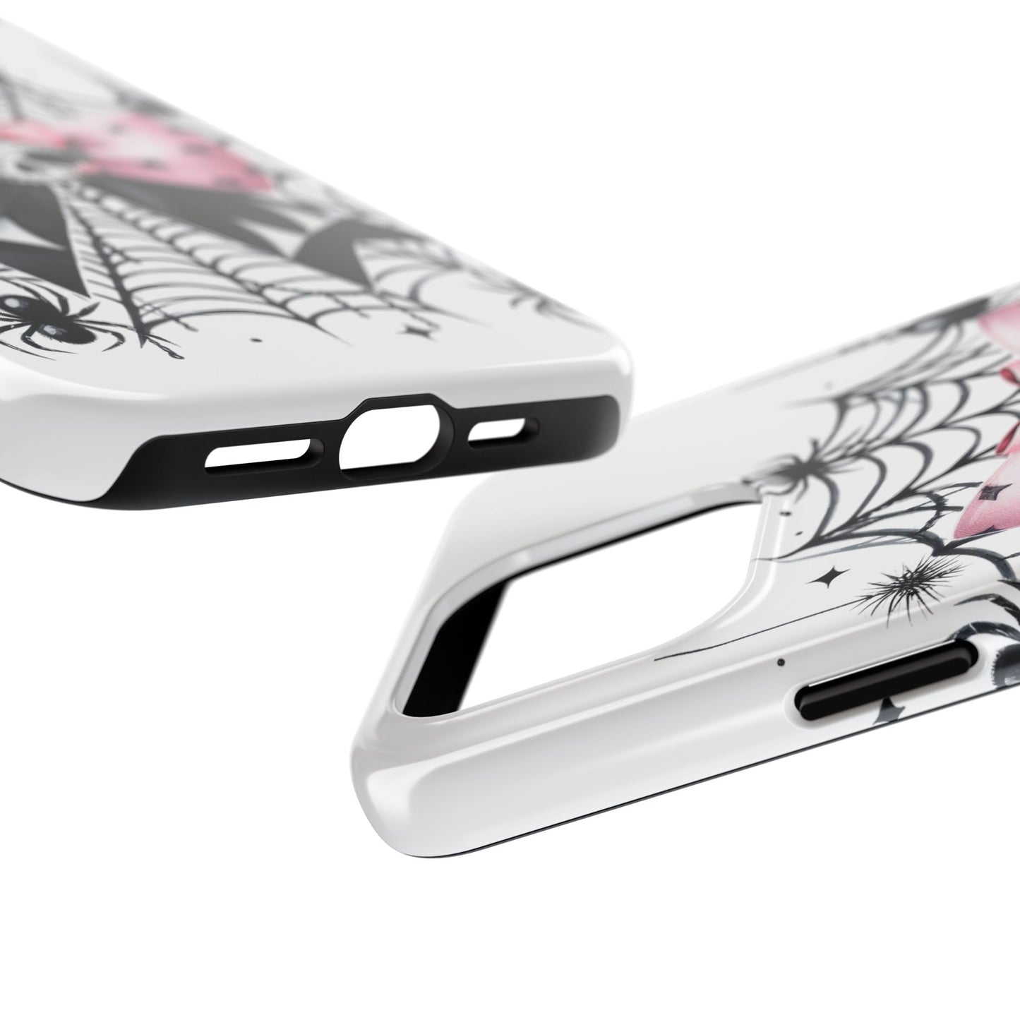 Skull & Bows Halloween themed iPhone case Models 11-15