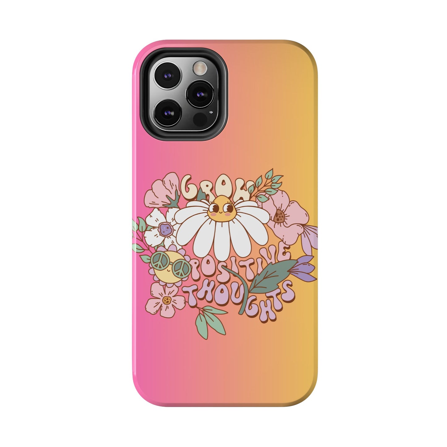 Grow positive thoughts Phone Case iPhone compatible