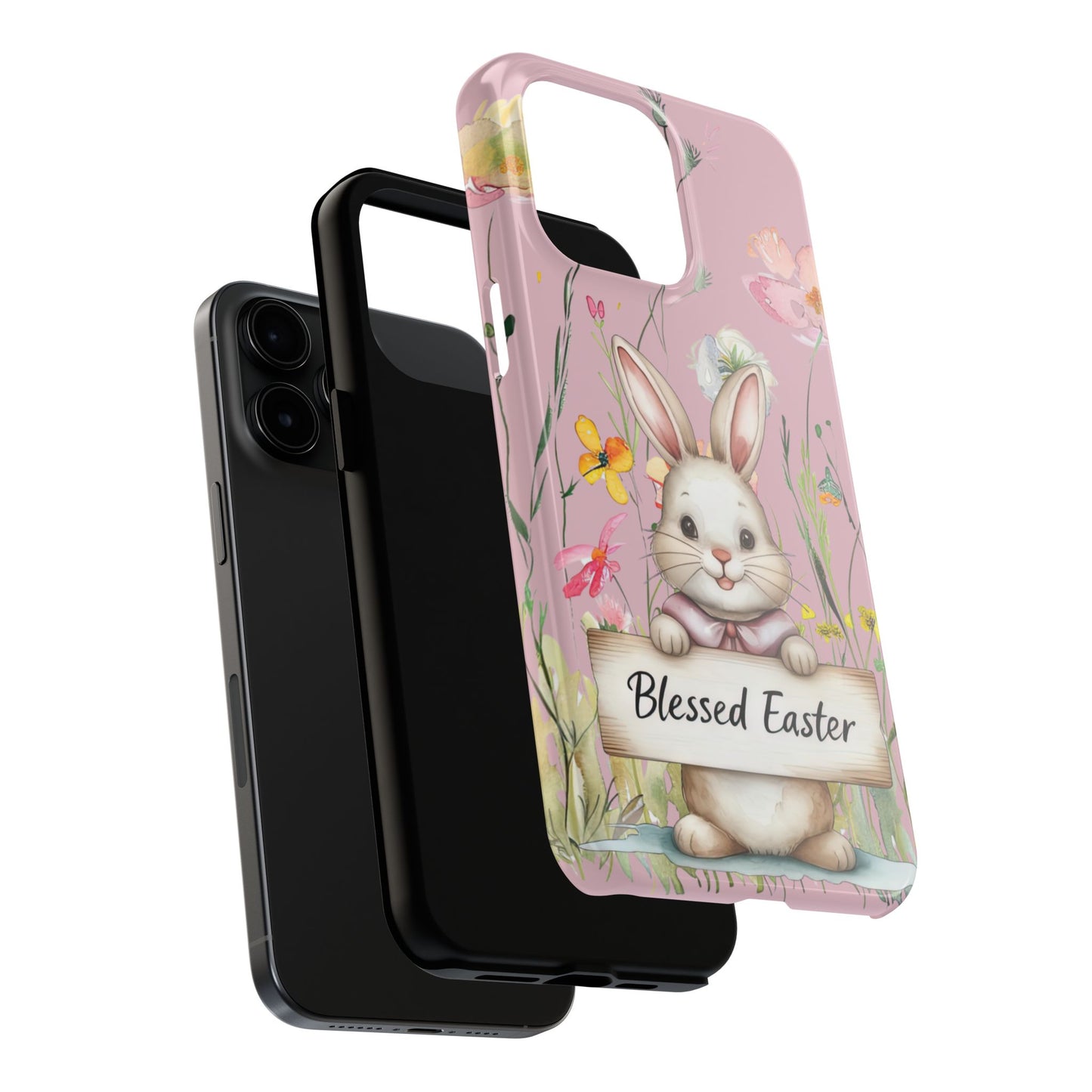 Spring blessed Easter bunny Phone Case iPhone compatible