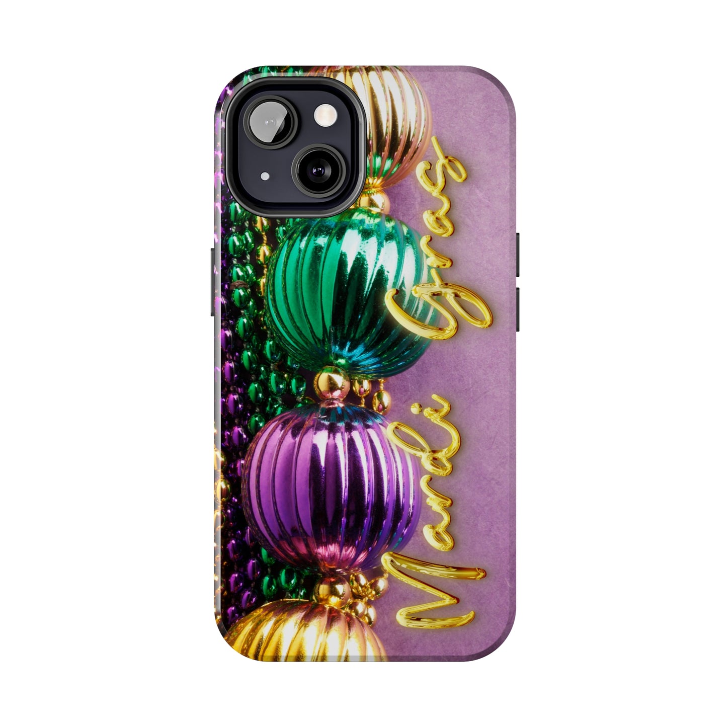 Mardi Gras beads Tough iPhone Case iPhone 15 accessories