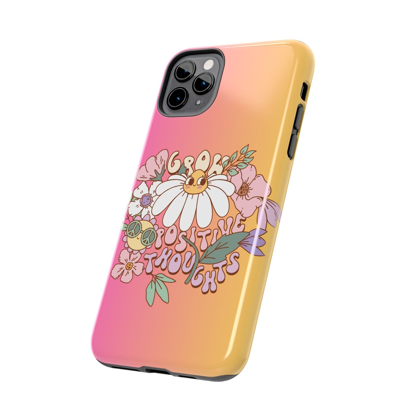 Grow positive thoughts Phone Case iPhone compatible