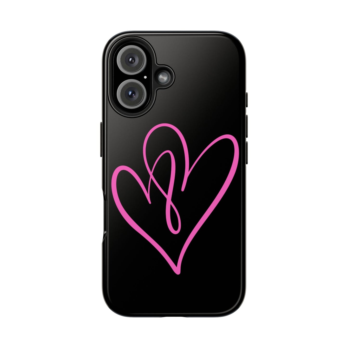 Intertwine pink hearts-  Valentines day iPhone case- Romantic & stylish design