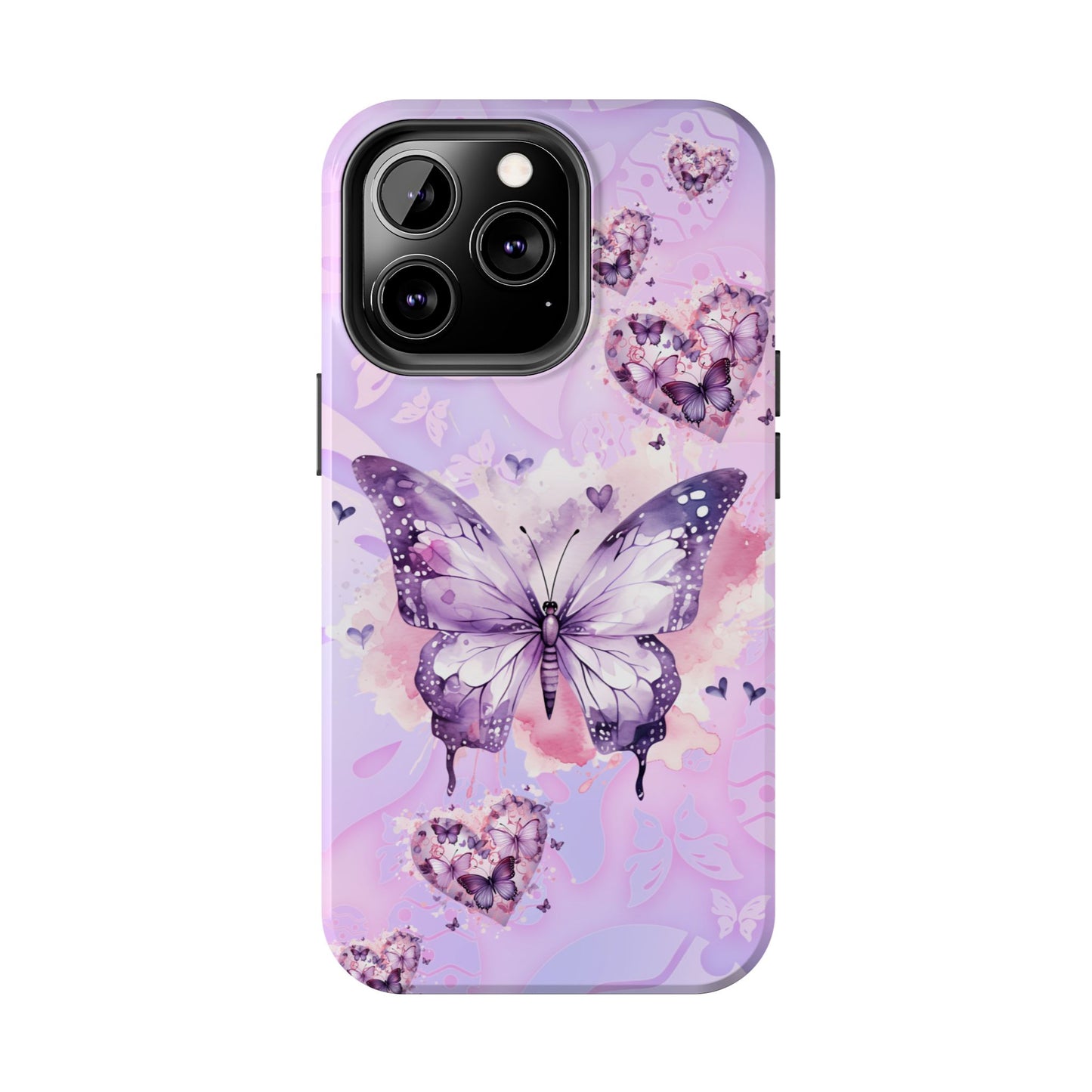 Purple butterfly bliss Phone Case iPhone compatible