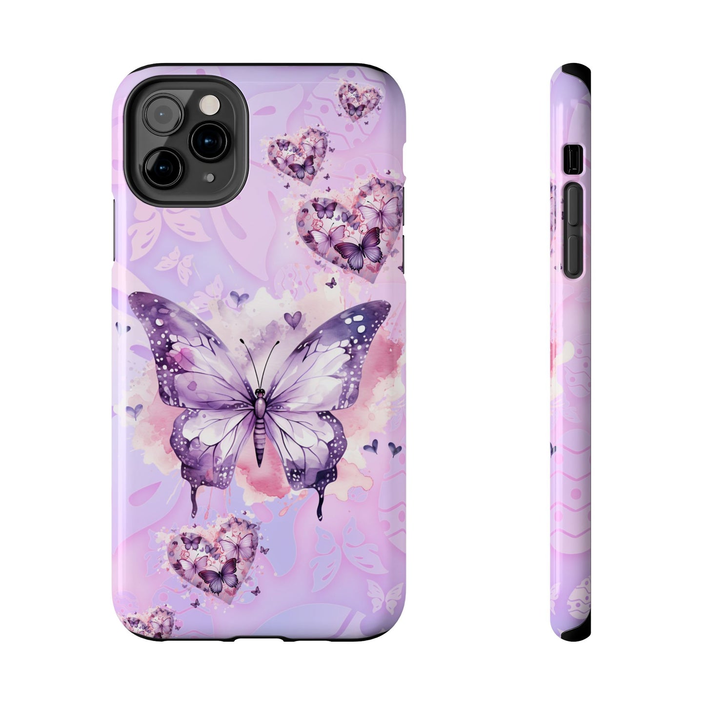 Purple butterfly bliss Phone Case iPhone compatible
