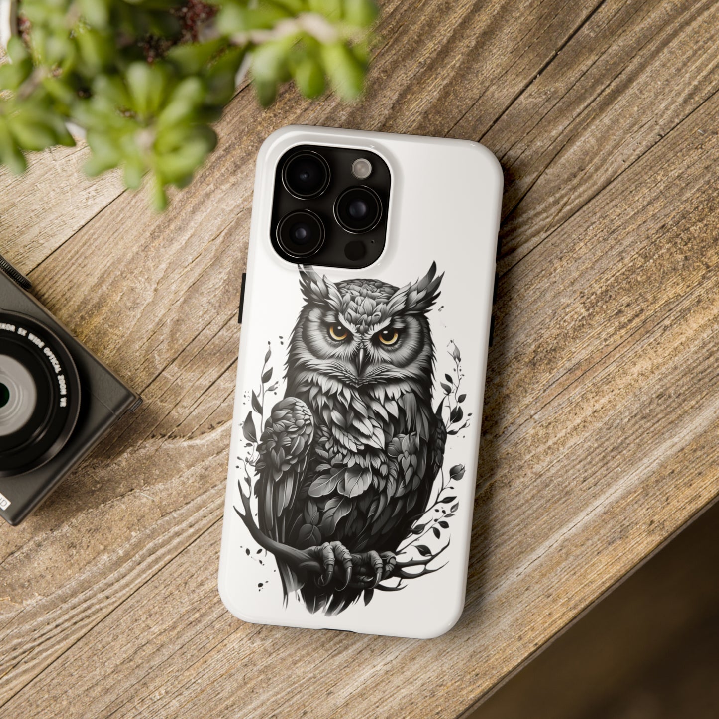 Owl sketch drawing phone case iPhone accessories