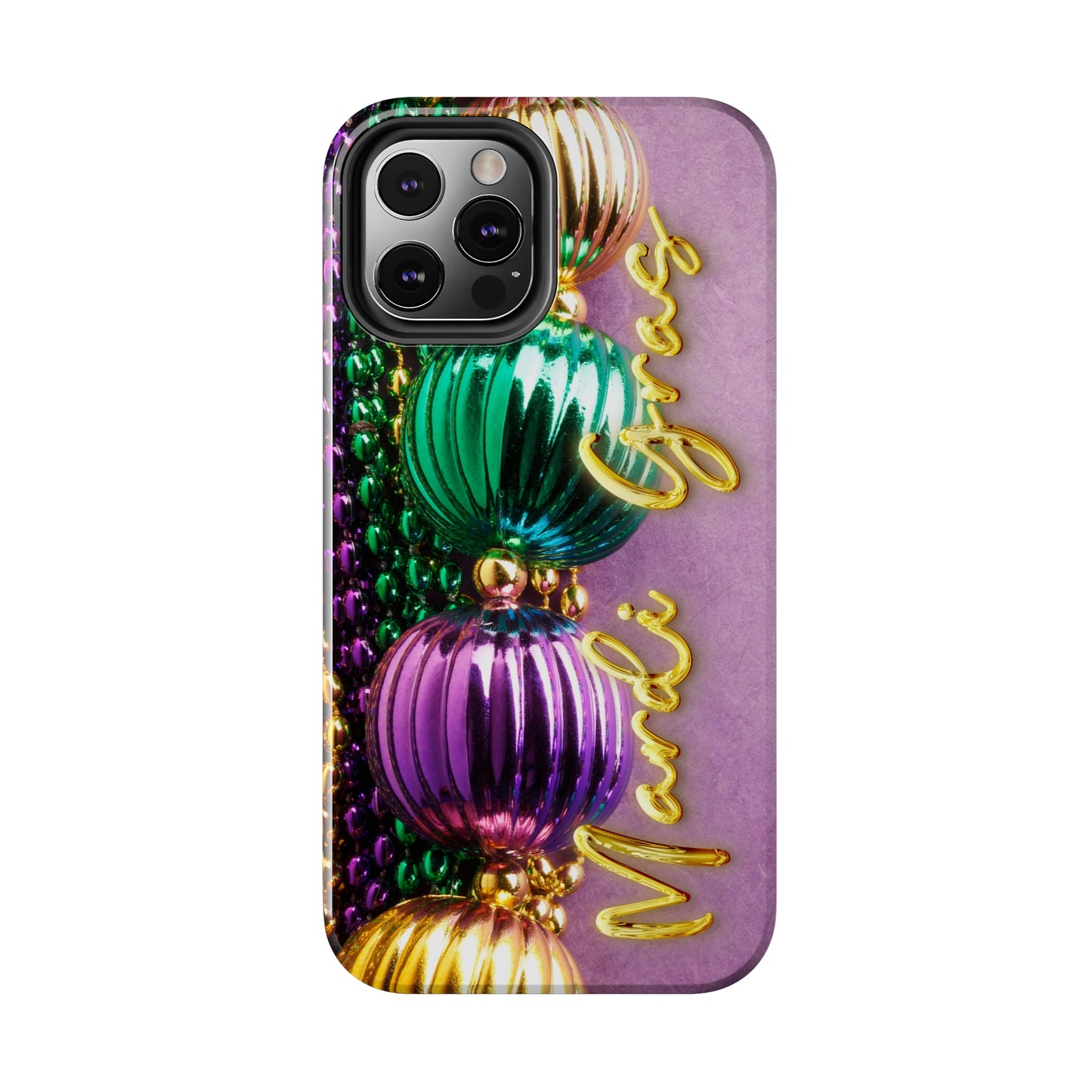 Mardi Gras beads Tough iPhone Case iPhone 15 accessories