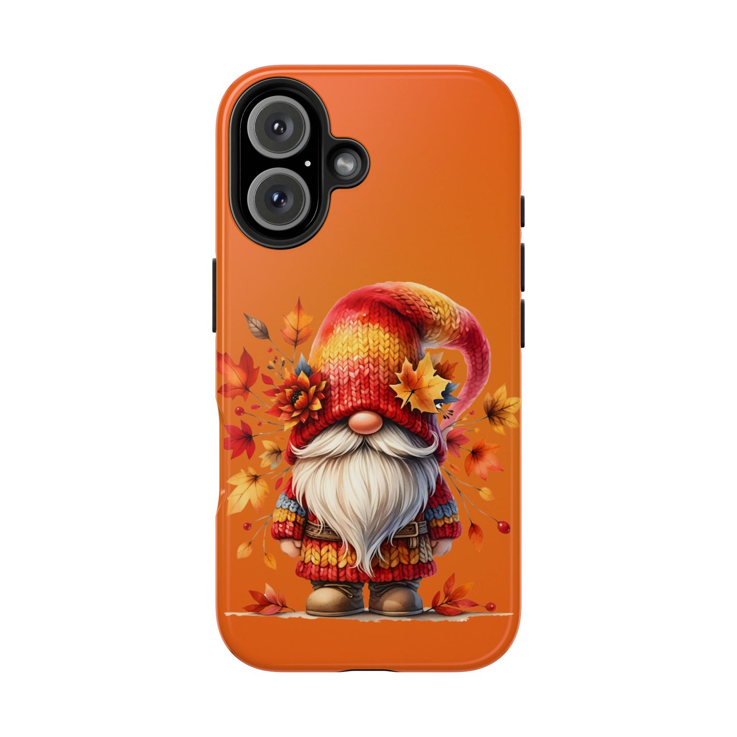 Cute fall Gnome, fall iPhone Cover, Festive Holiday Accessory, Cute fall Phone Protector, seasonal Tech