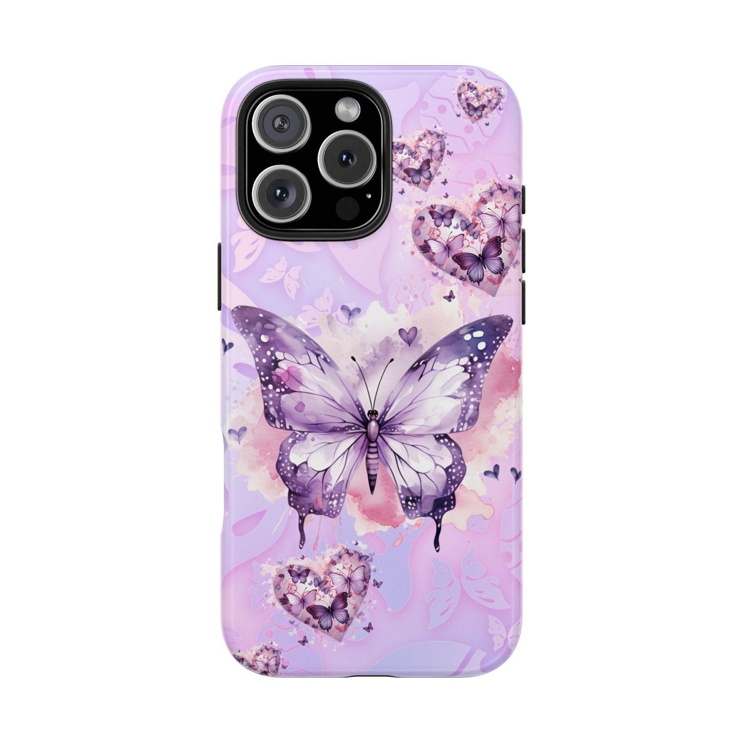 Purple butterfly bliss Phone Case iPhone compatible