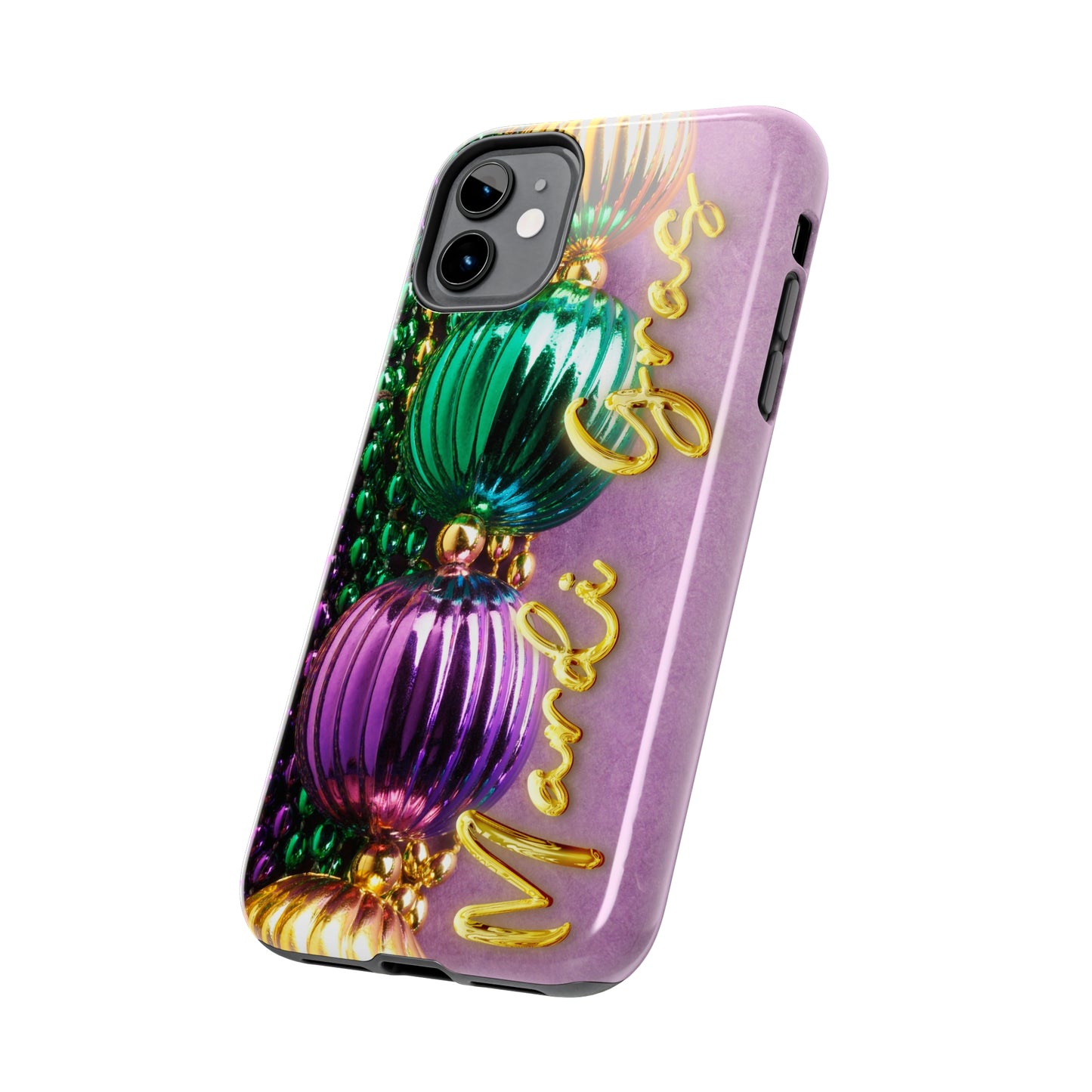 Mardi Gras beads Tough iPhone Case iPhone 15 accessories