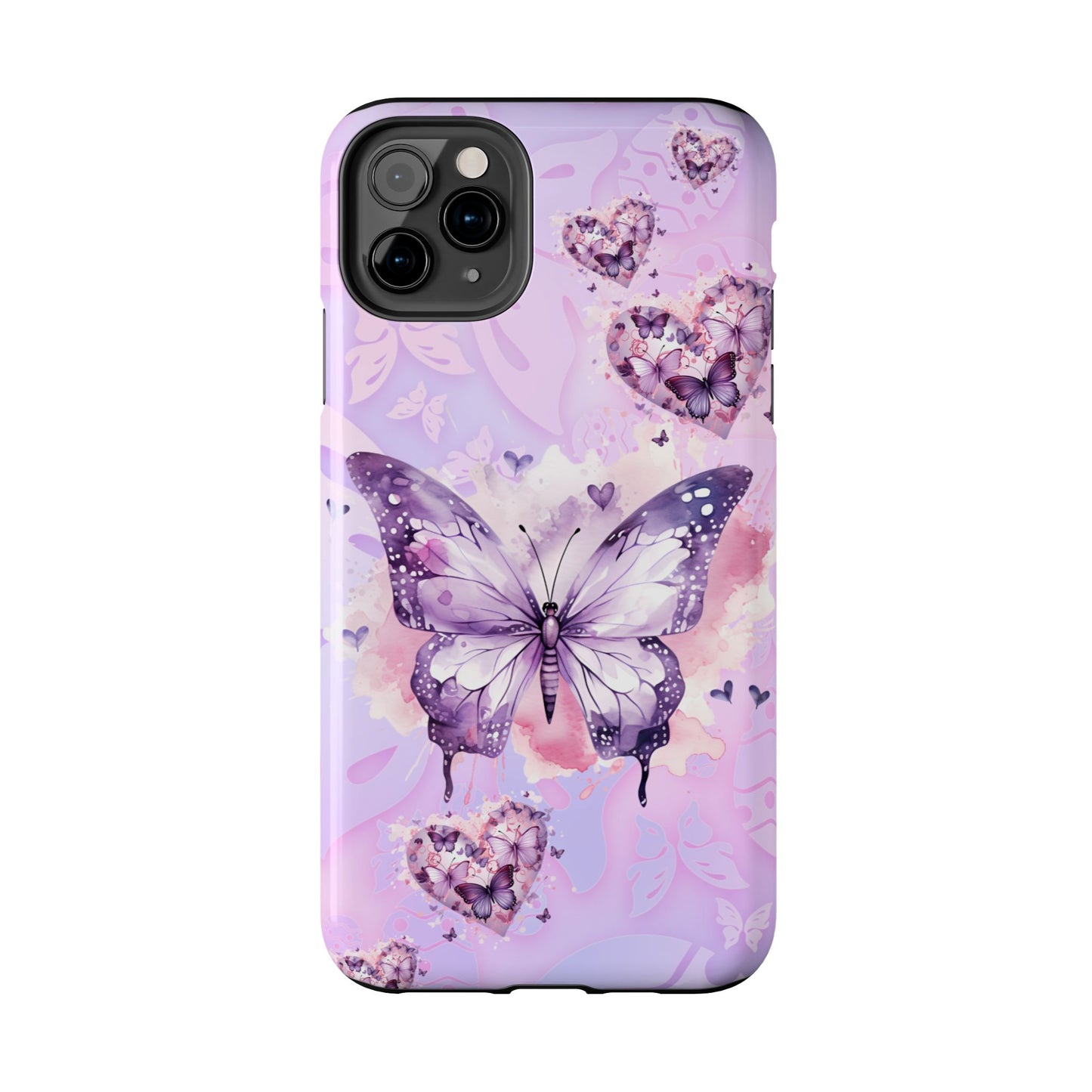 Purple butterfly bliss Phone Case iPhone compatible