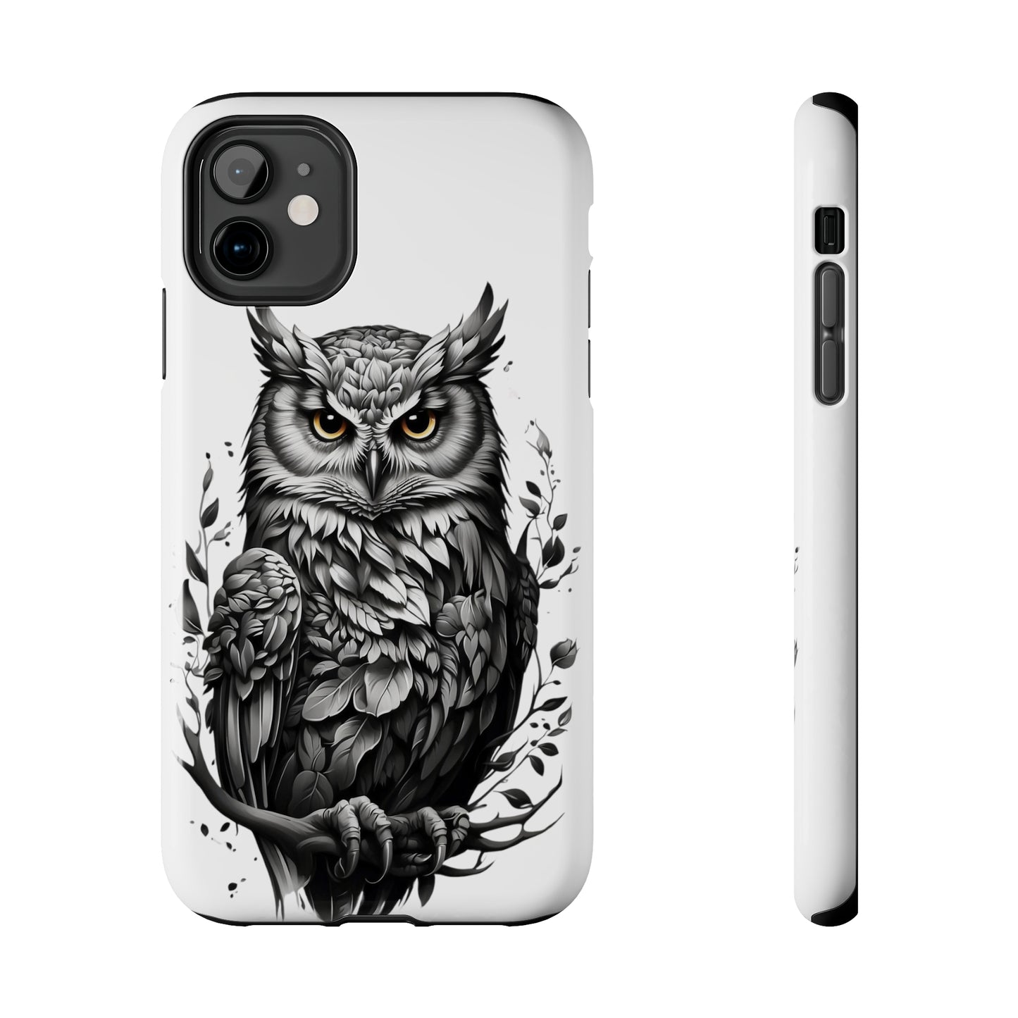 Owl sketch drawing phone case iPhone accessories