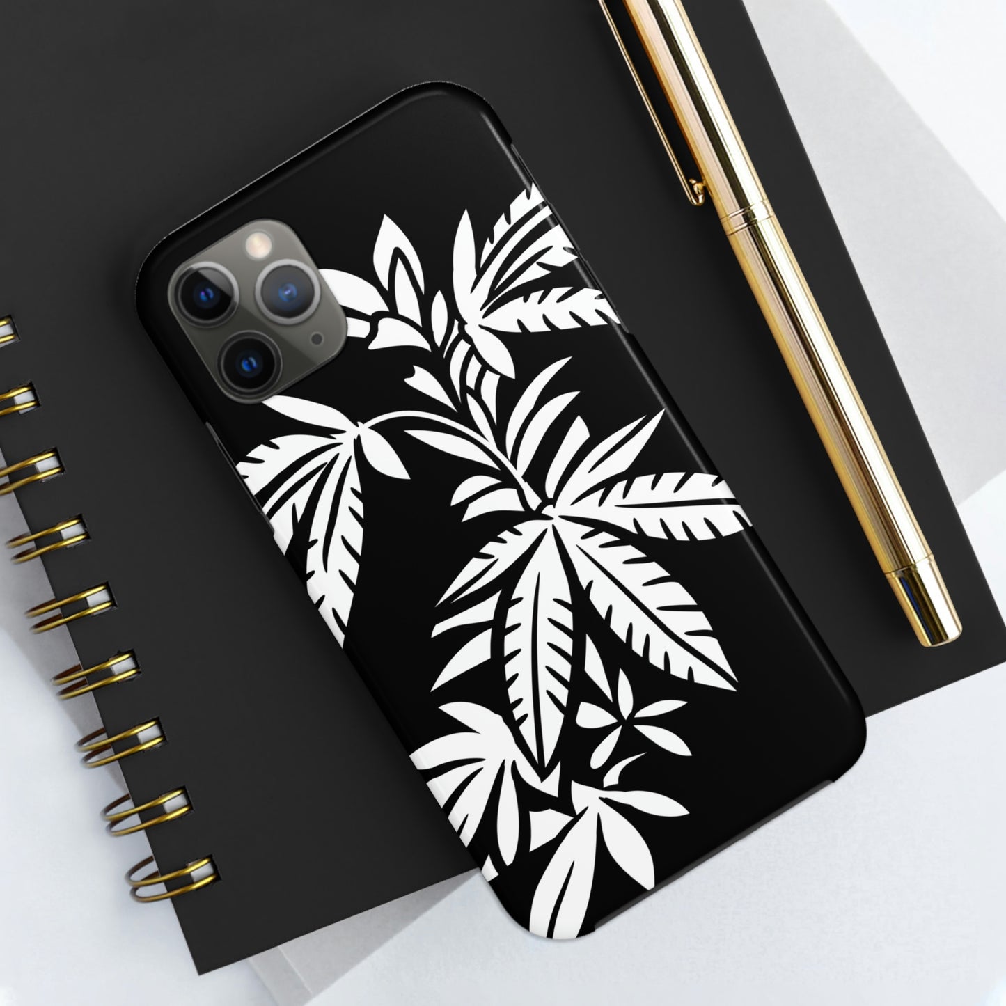 Black & white hemp designed IPhone case